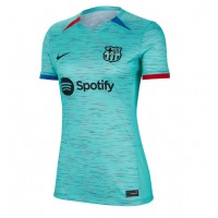 Camisa de time de futebol Barcelona Vitor Roque #19 Replicas 3º Equipamento Feminina 2023-24 Manga Curta